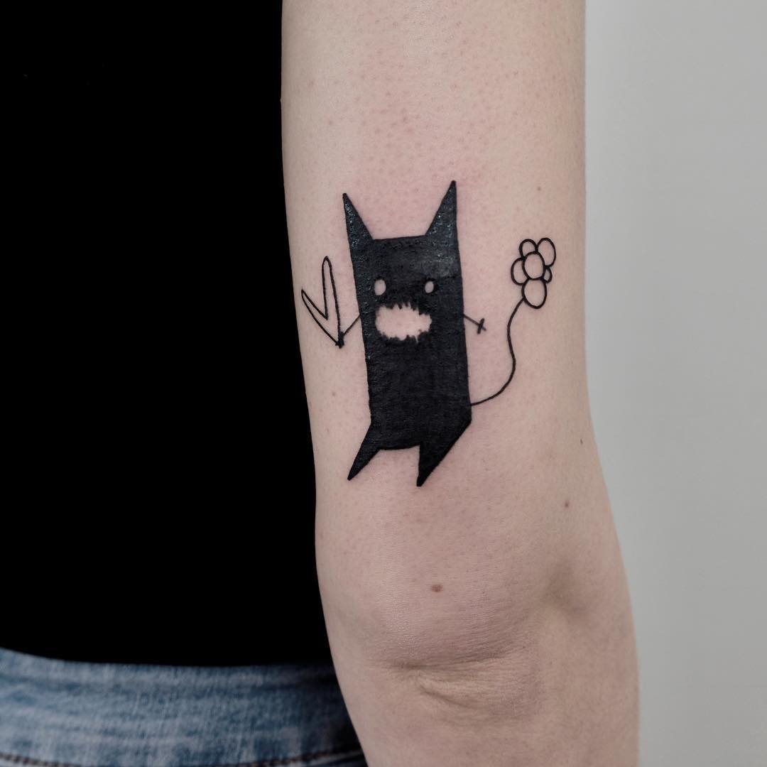 Tattoo gatto by @kat.blackout