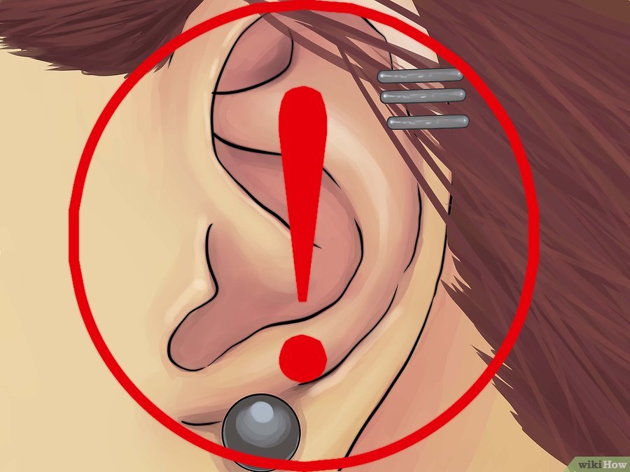 precauzioni piercing helix capelli ph @wikihow