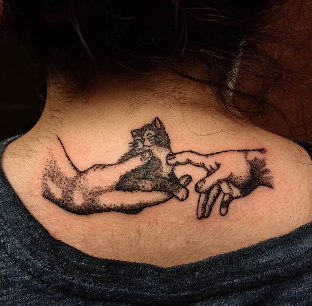 tattoo gatto by @stephens tattoo