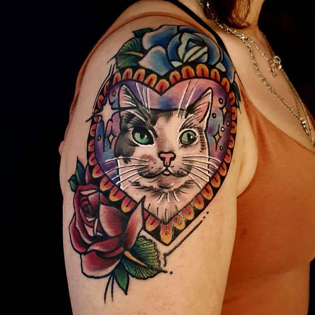 tattoo gatto grande ph @tattooclubturkey