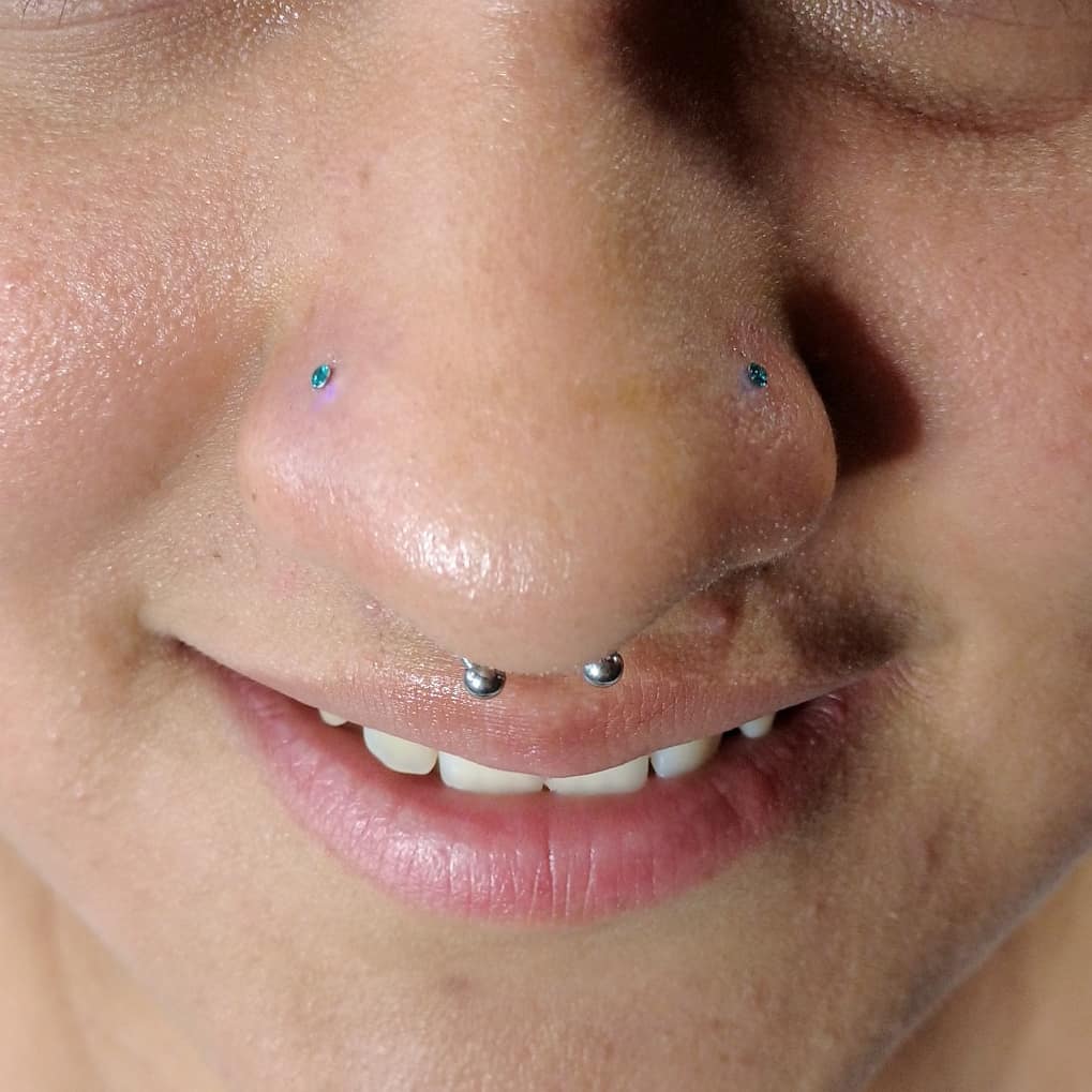 piercing nose e septum by @kd.bodypiercing