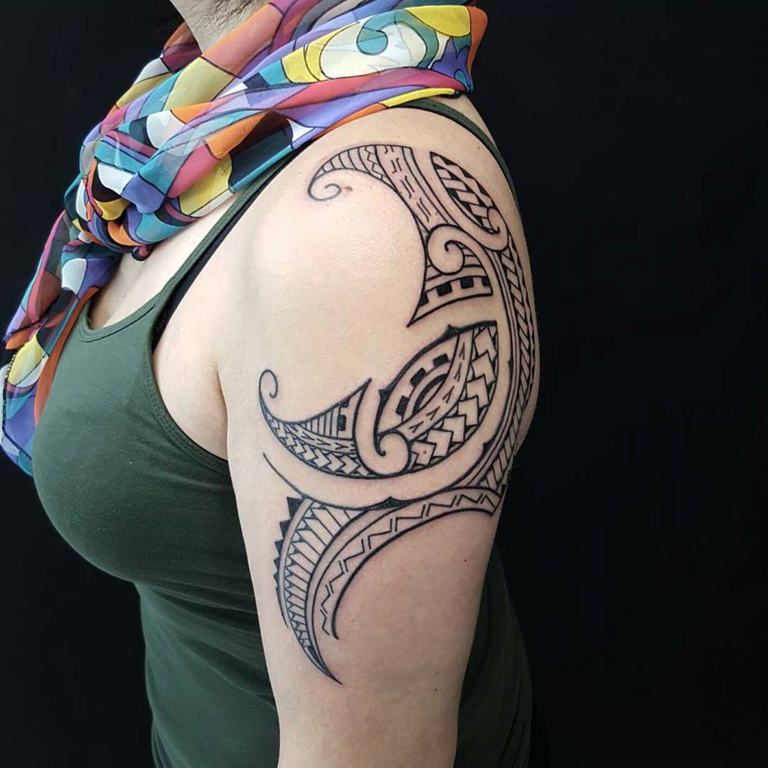 tattoo tribali donna by @felipeblackink
