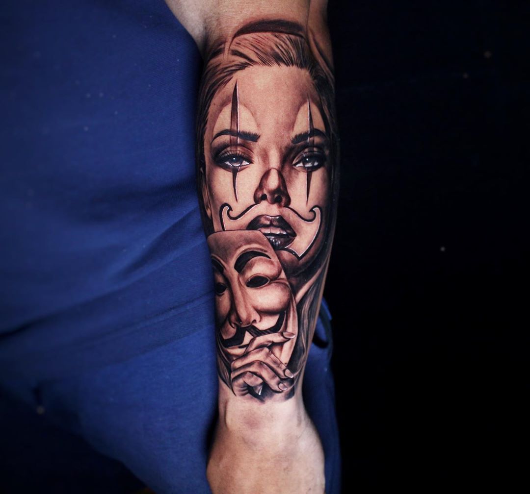 tattoo maschera ph @nito ink