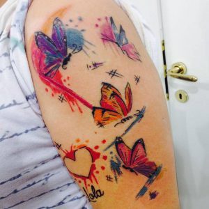 tattoo-farfalle-watercolor-by-@tattoospower.crew_