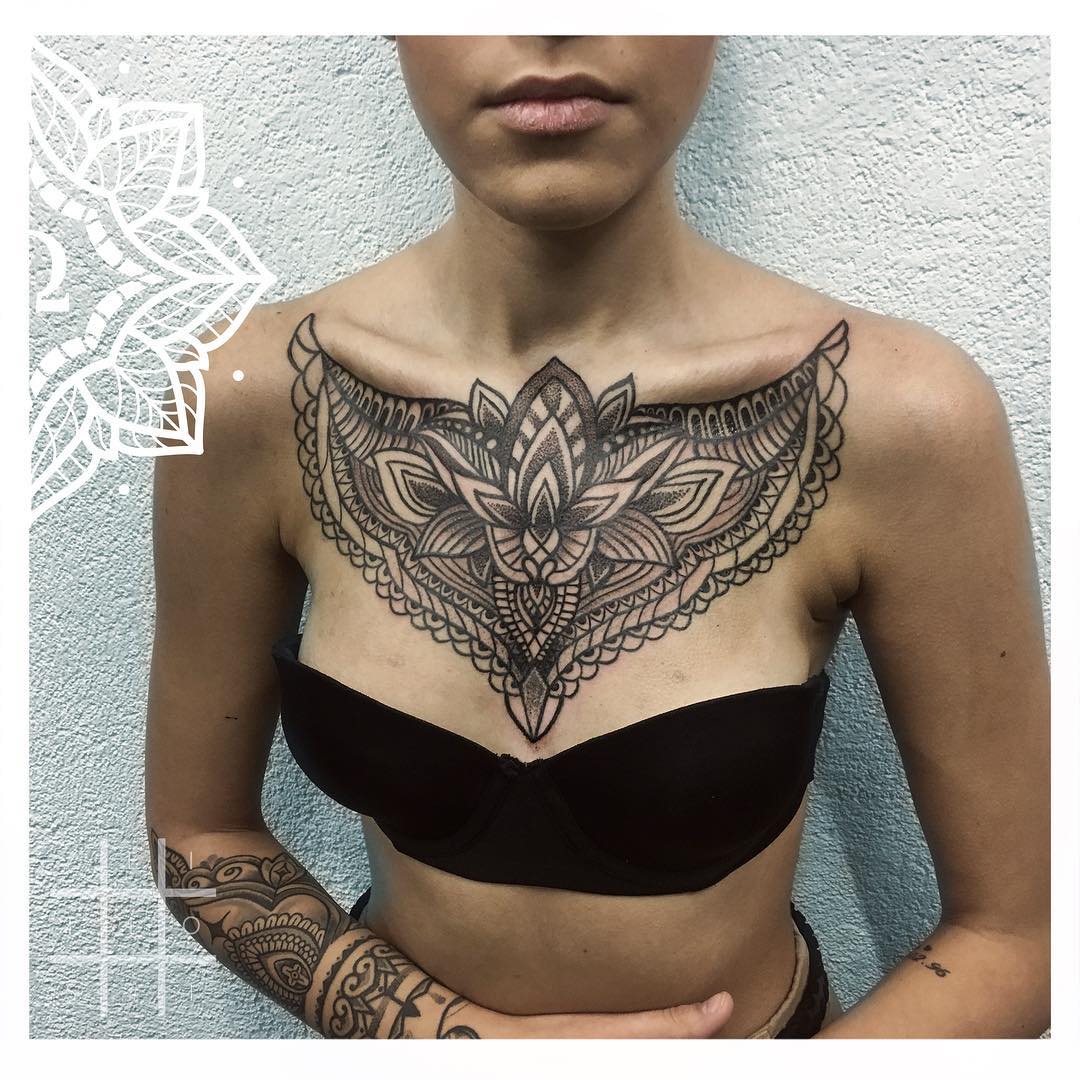 tattoo mandala by @omega.23.tattoo