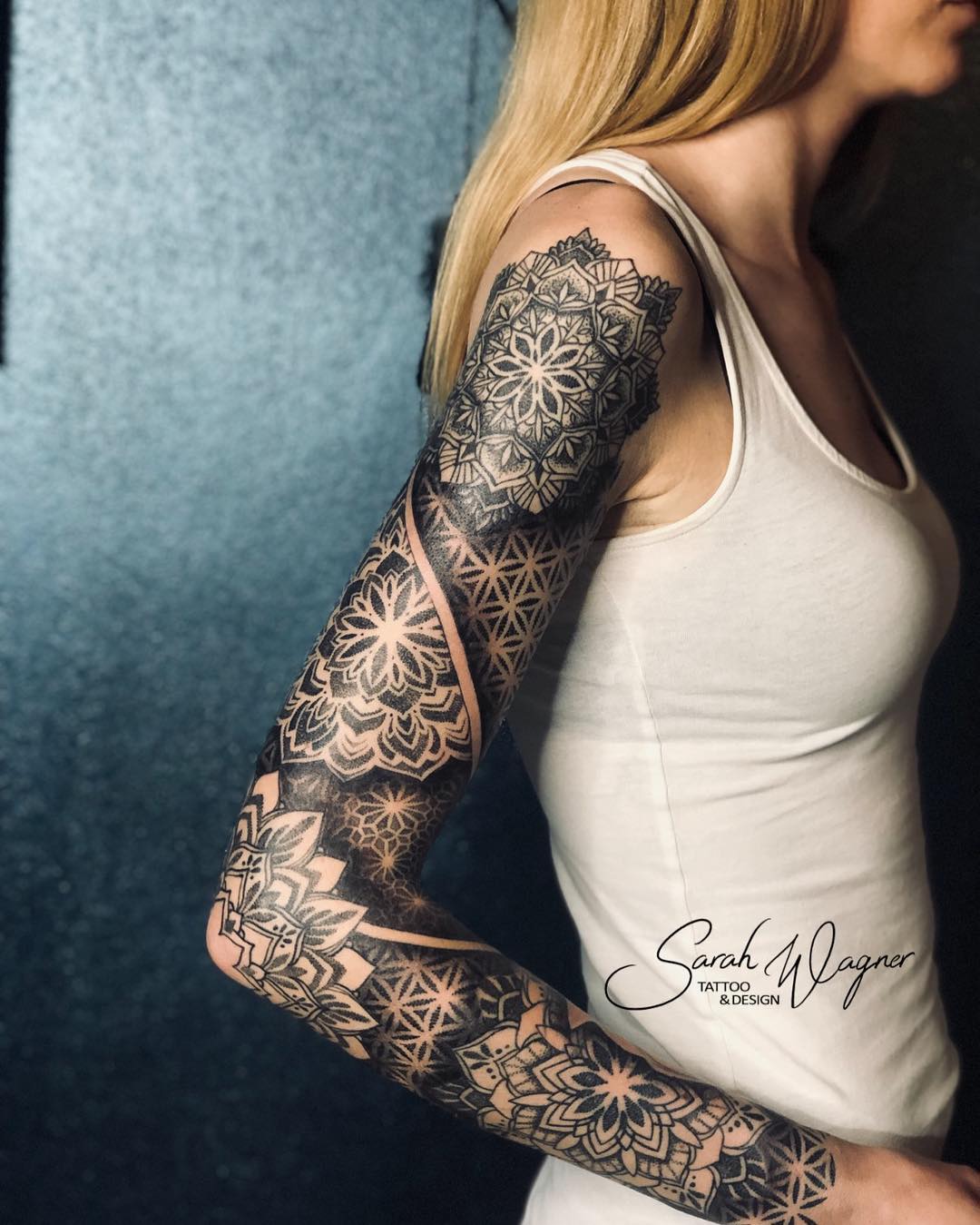 tattoo mandala by @sarahwagner.tattoodesign