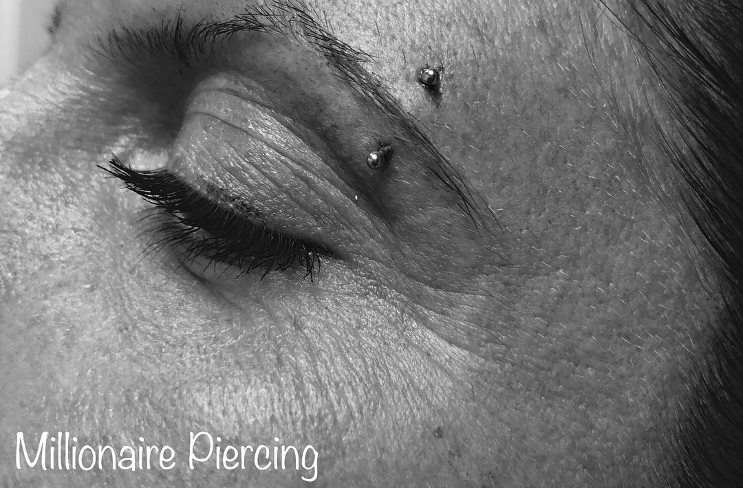 eyebrow piercing ph @millionairepiercing 2