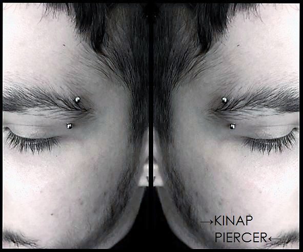 eyebrow piercing ph @stefanokinappiercer