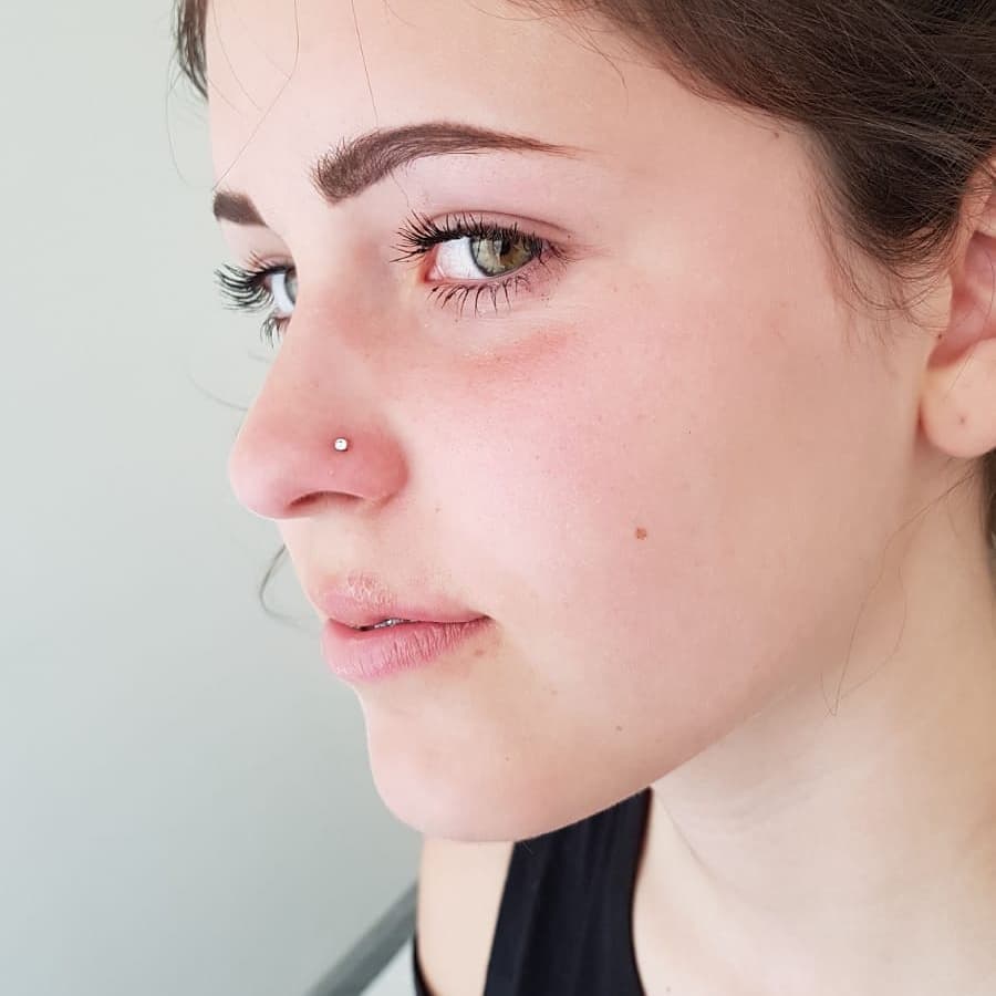 Nostril Piercing by @g.p piercing milano