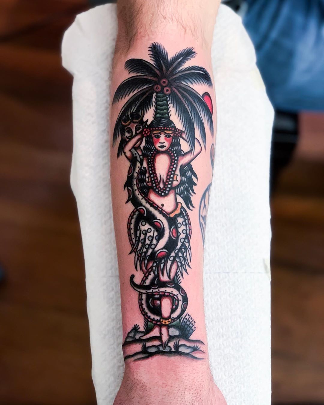 tattoo palma pin up by @matteocampestrini