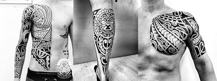Tatuaggi maori by @luigimarchinitattoos