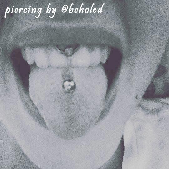 piercing smiley by @beholed