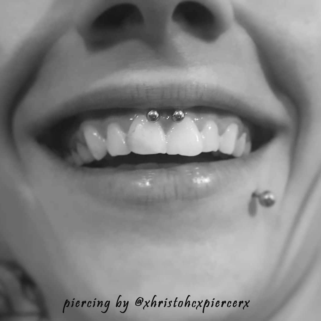 piercing smiley by @xhristohcxpiercerx
