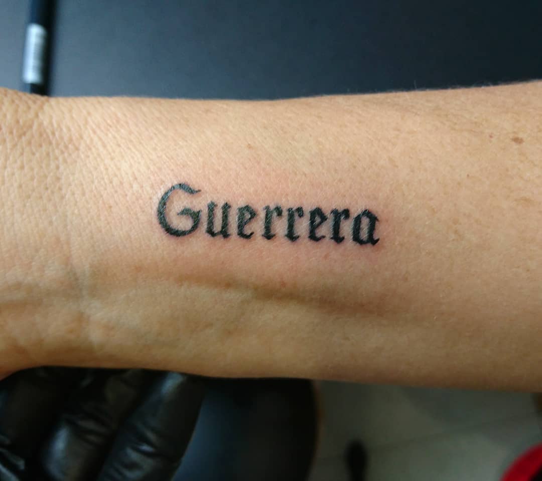 Tattoo lettering ph @albanarvaeztattoo