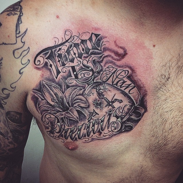 Tattoo lettering ph @anthony mfgcardiff 1