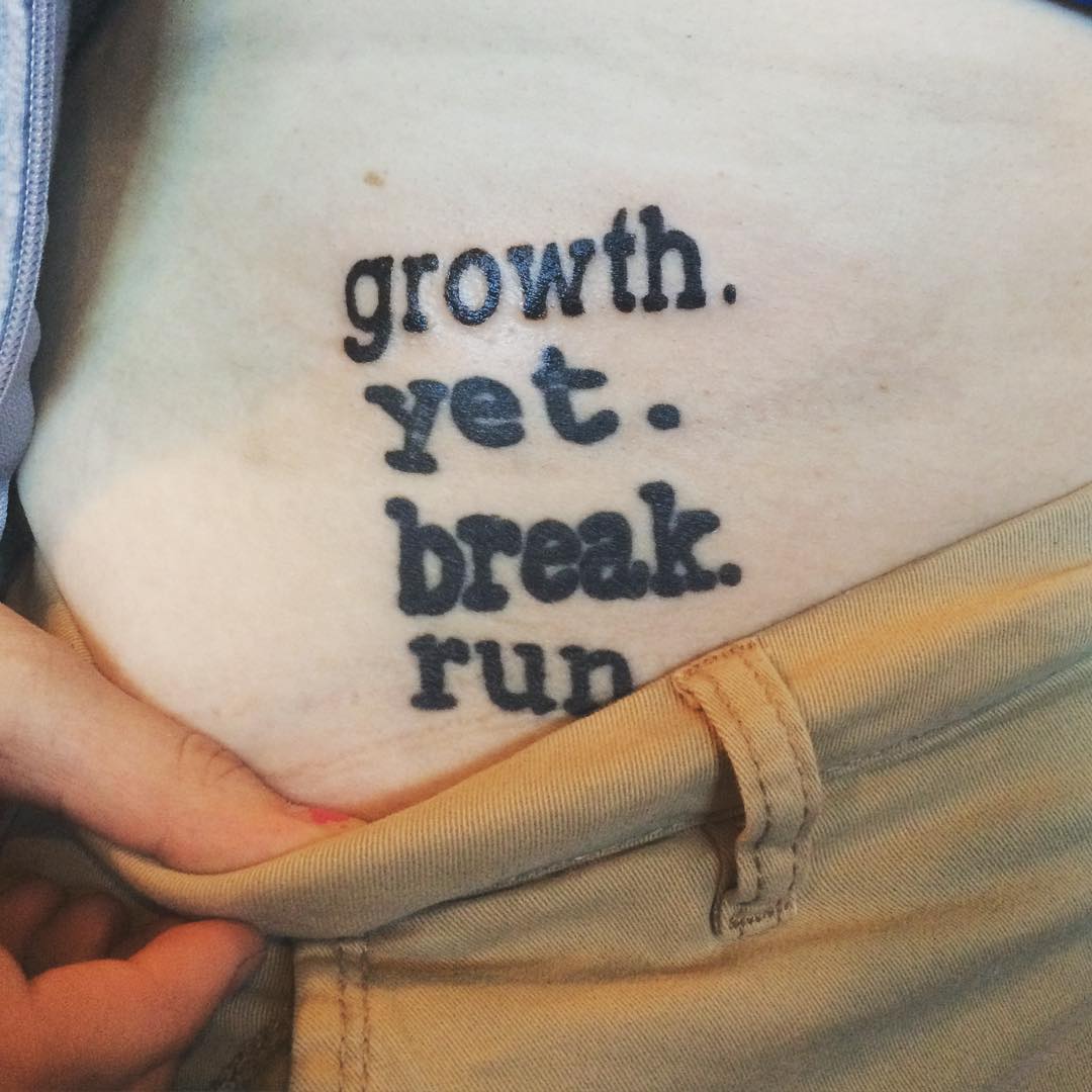 Tattoo lettering ph @billage