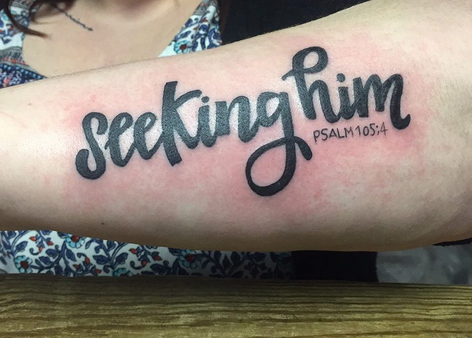 Tattoo lettering ph @brickhouse tattoos