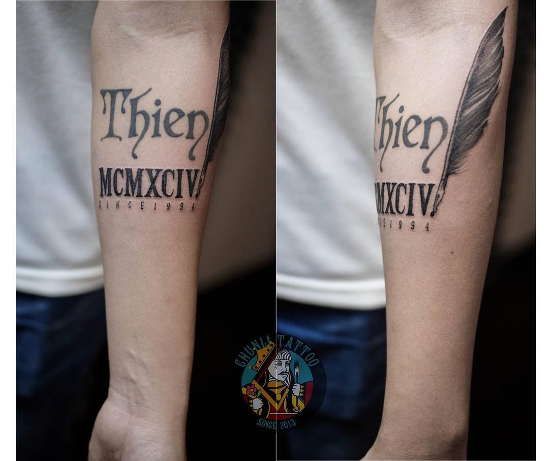 Tattoo lettering ph @chunli.tattoo