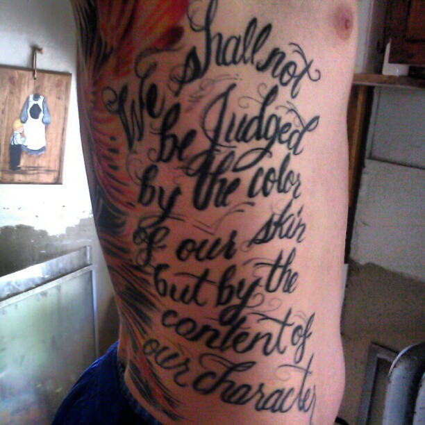 Tattoo lettering ph @eshelton