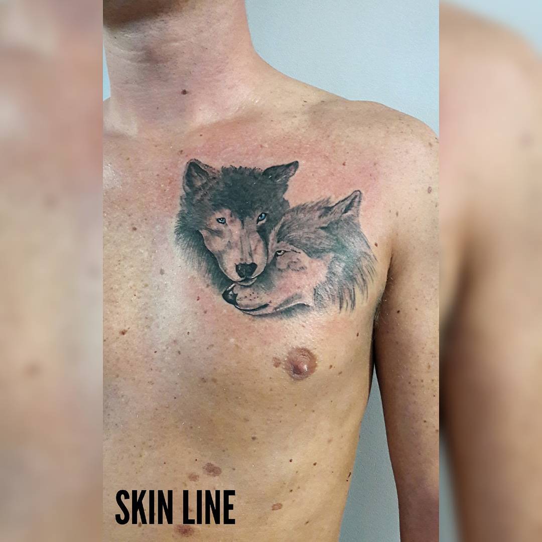 tattoo lupi ph @skin line tattoo e piercing