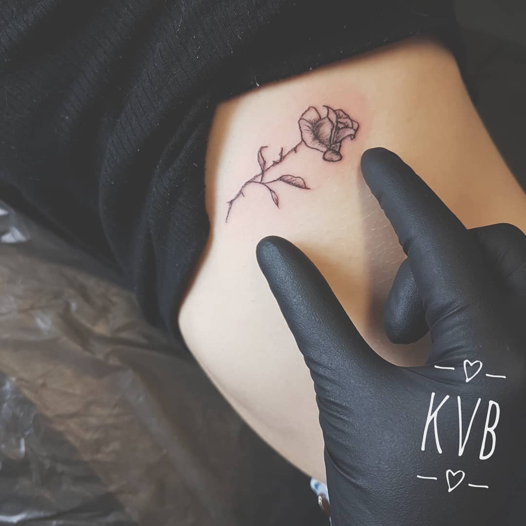 tattoo rosellina by @vbkatrin