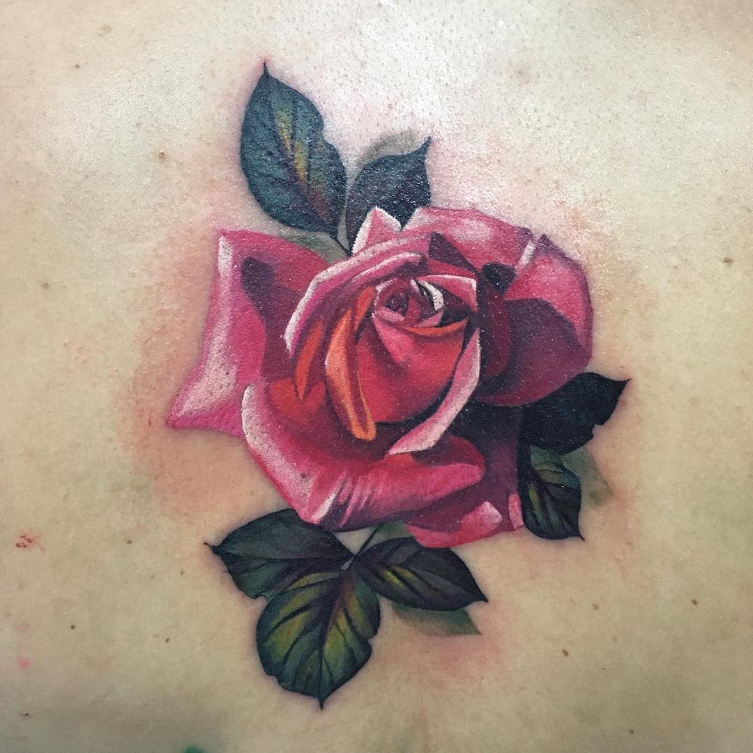 tatuaggi rose by @michelle gomez tattoo