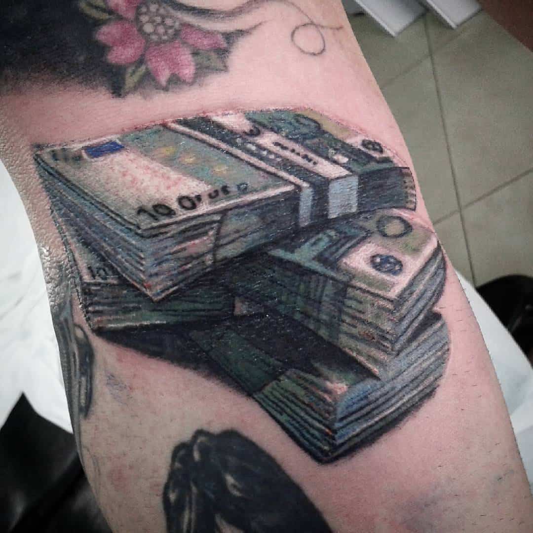 tattoo money euro by @insideart_rb