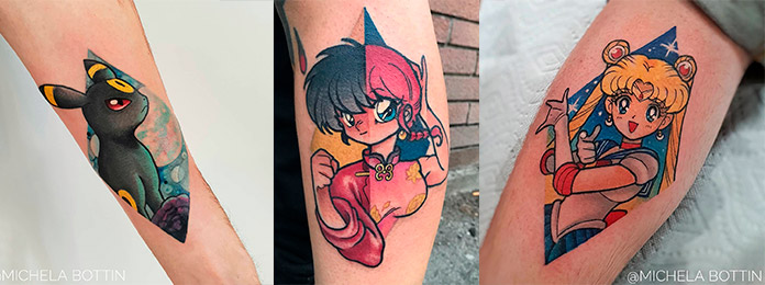 Tatuaggio cartoni animati by @michelabottin