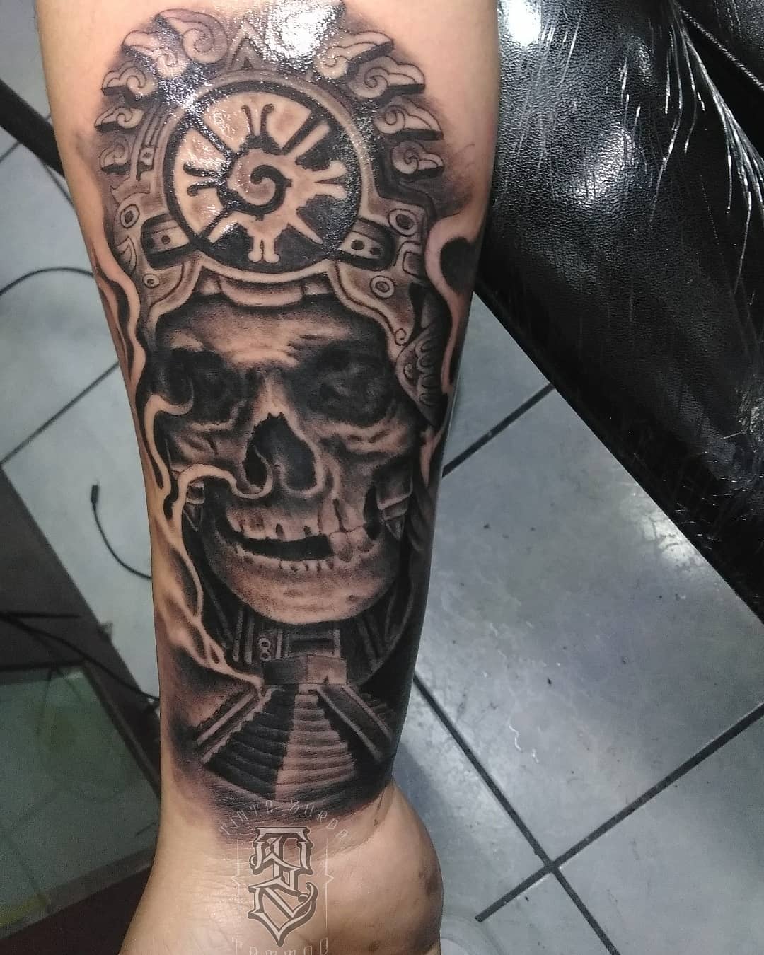 tattoo chicano Aztechi ph @tintazurda
