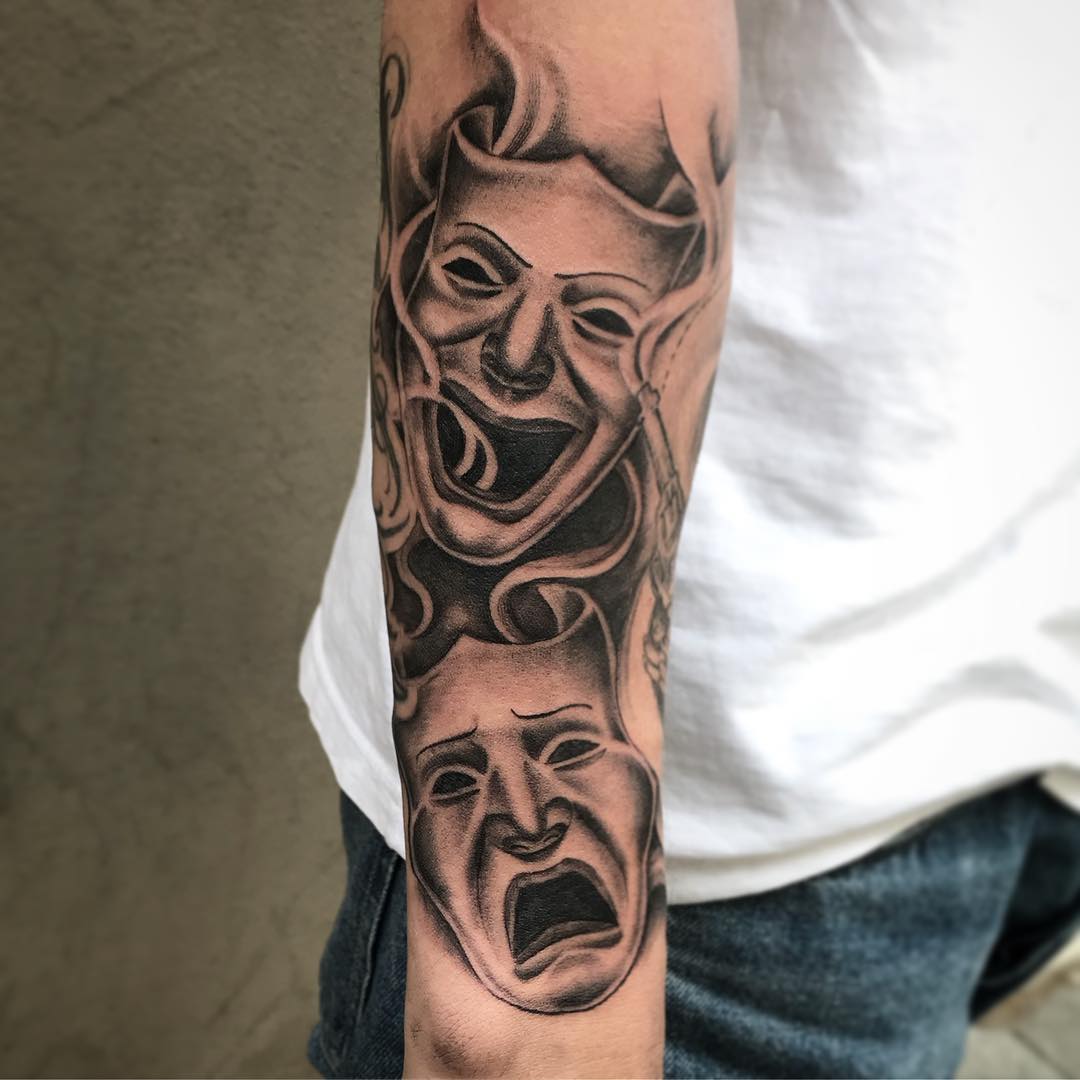 tattoo chicano maschere ph @riky nokons