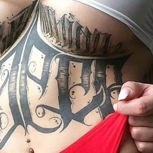 tattoo chicano underboob ph @girlstattoo3 8