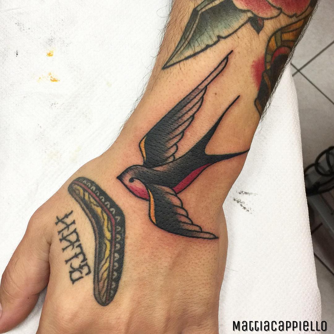 tattoo rondini by @mattia.cappiello