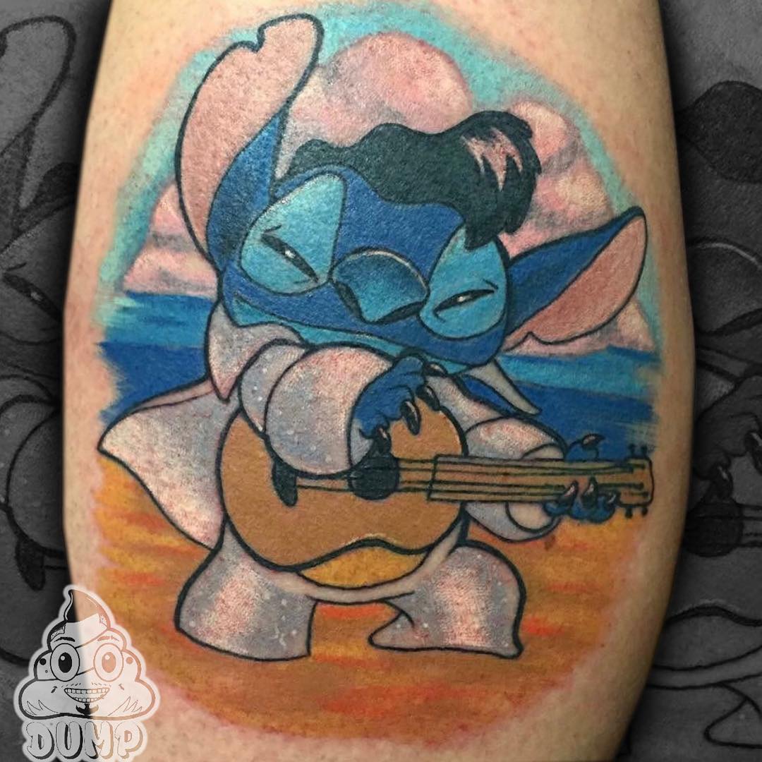 tatuaggio cartoni animati Disney by @artofjondump