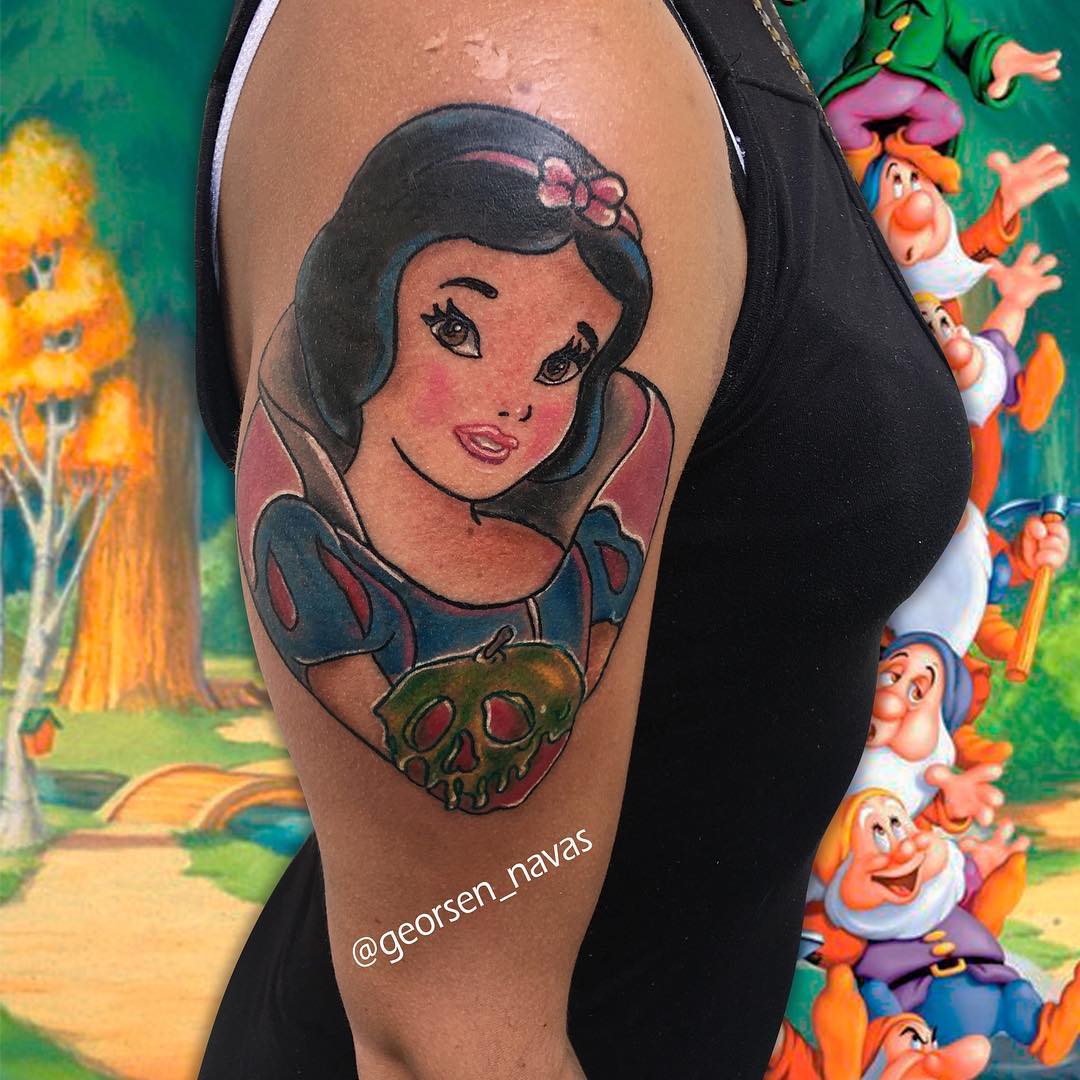 tatuaggio cartoni animati Disney by @georsen navas