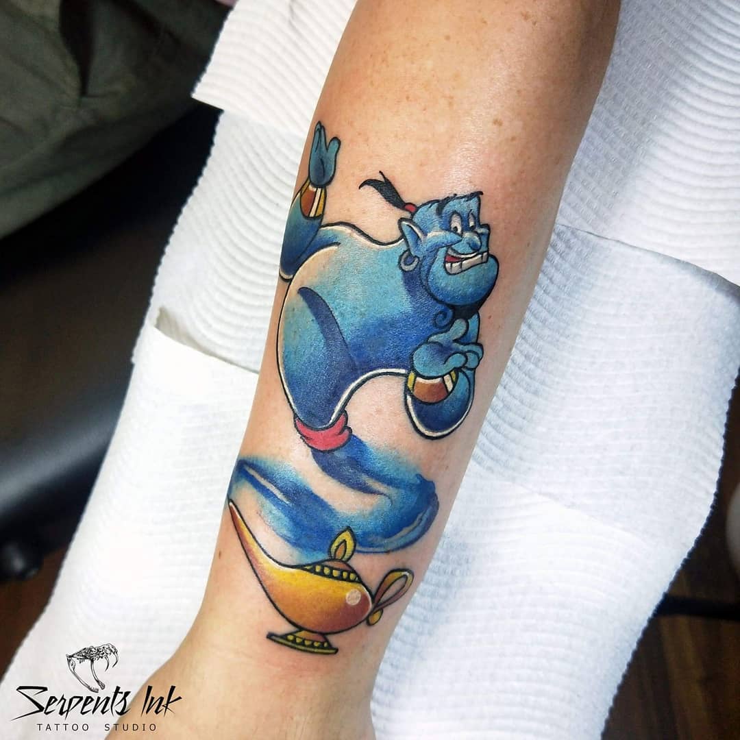 tatuaggio cartoni animati Disney by @serpents ink 1