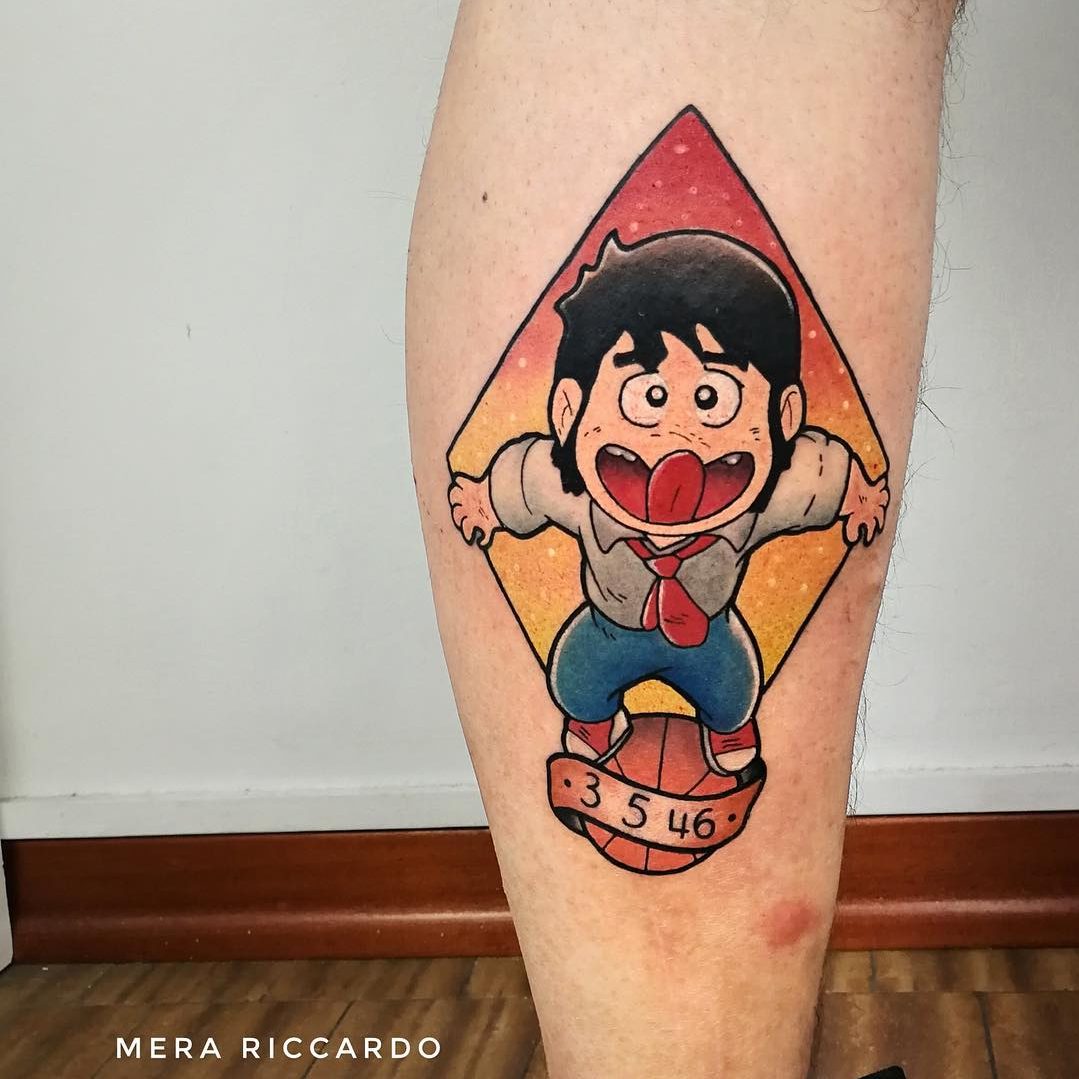 tatuaggio cartoni gigi la trottola by @mera riccardo