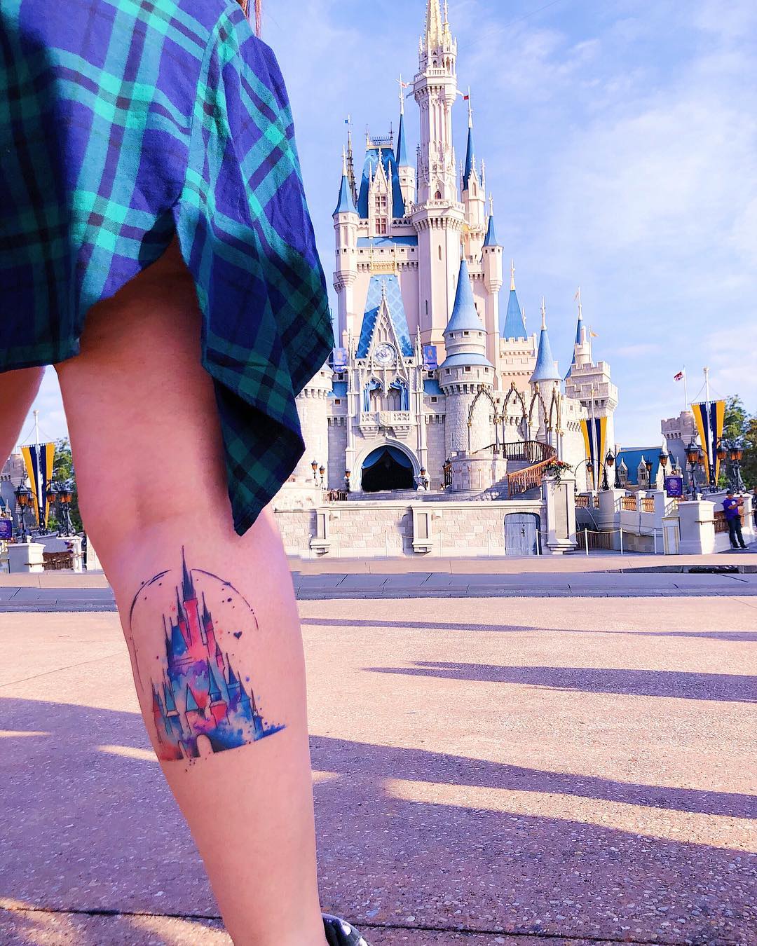 tatuaggio castello disney by @perna tattoo riopreto