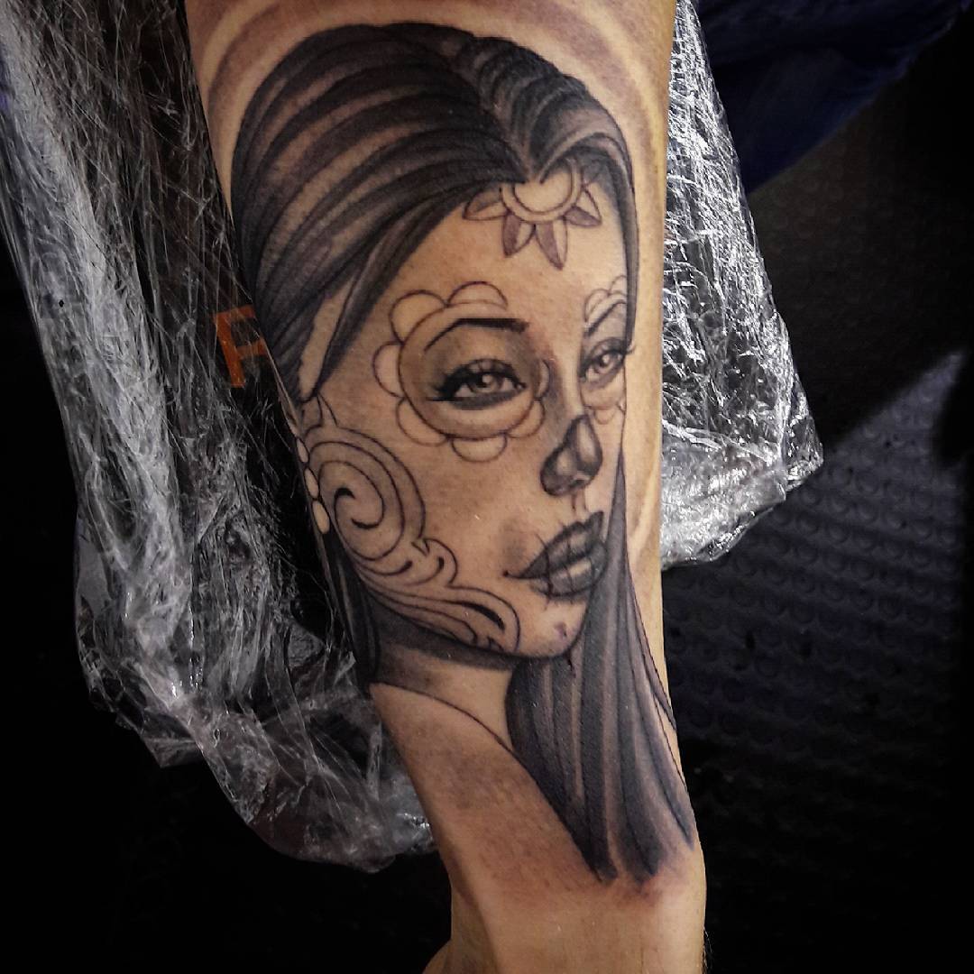 tatuaggio chicano by @ventura tattooer 1