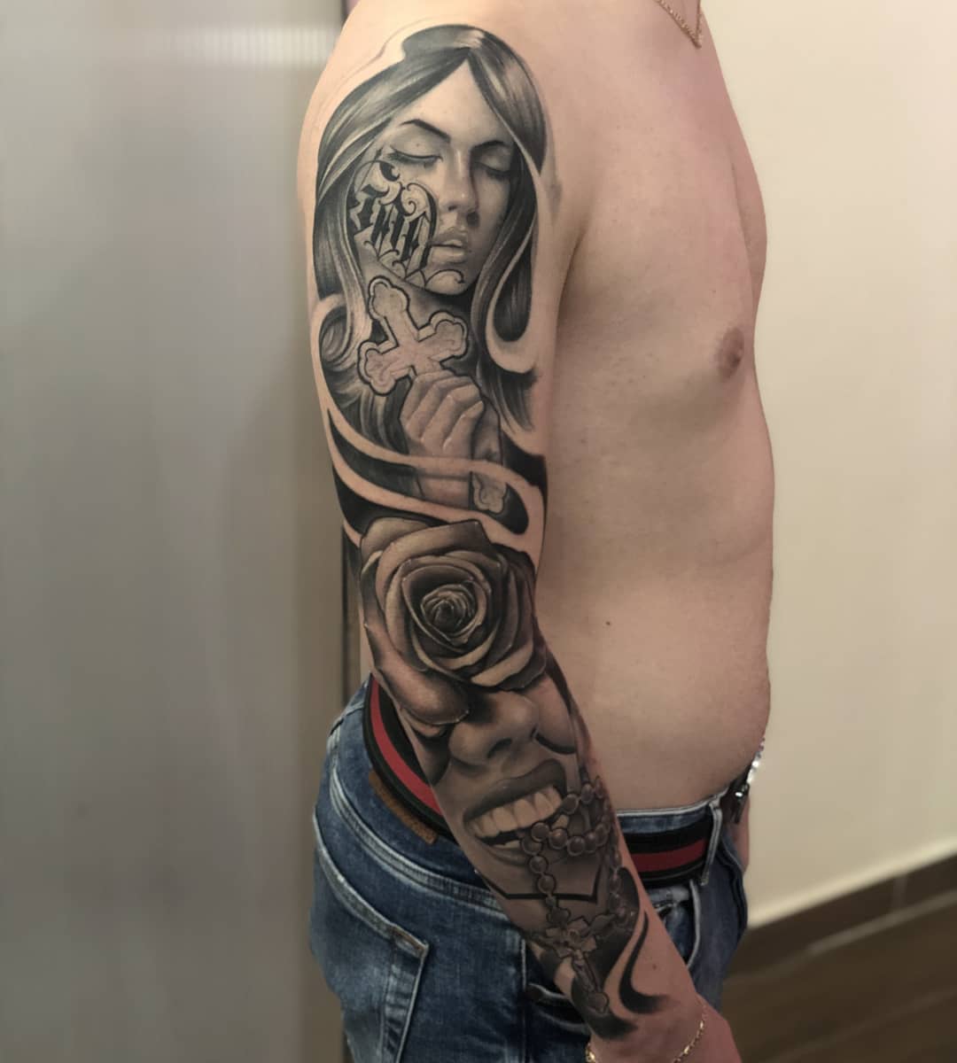 tatuaggio chicano by @ventura tattooer 52 1