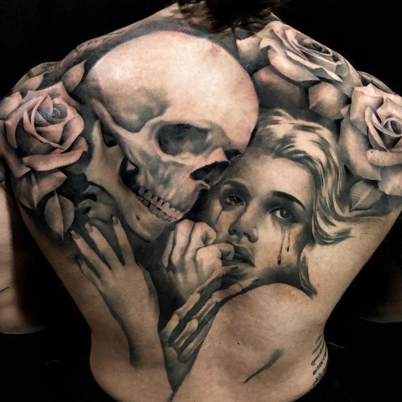 tatuaggio chicano schiena by @antoniomackotodisco 1 1