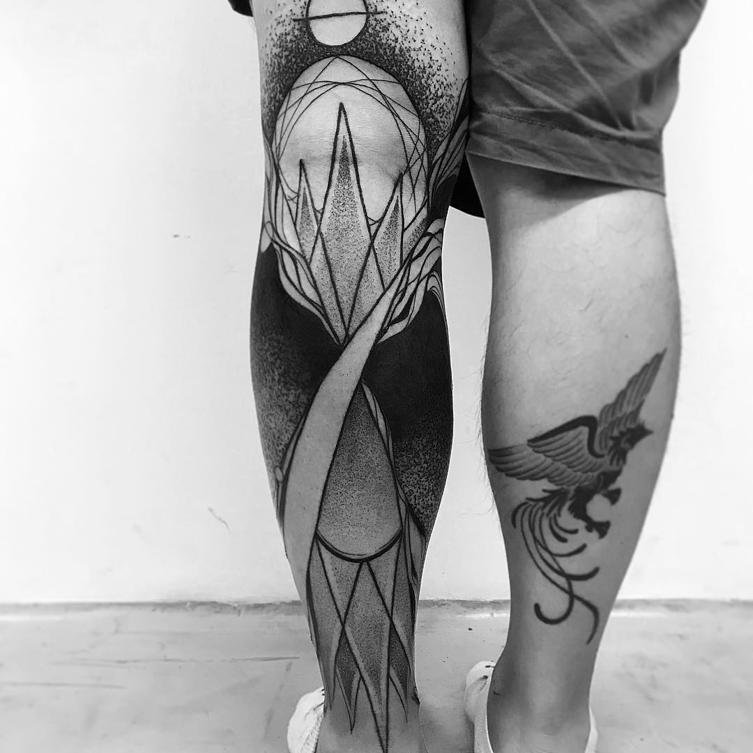 tatuaggio blackwork by @ra paixao