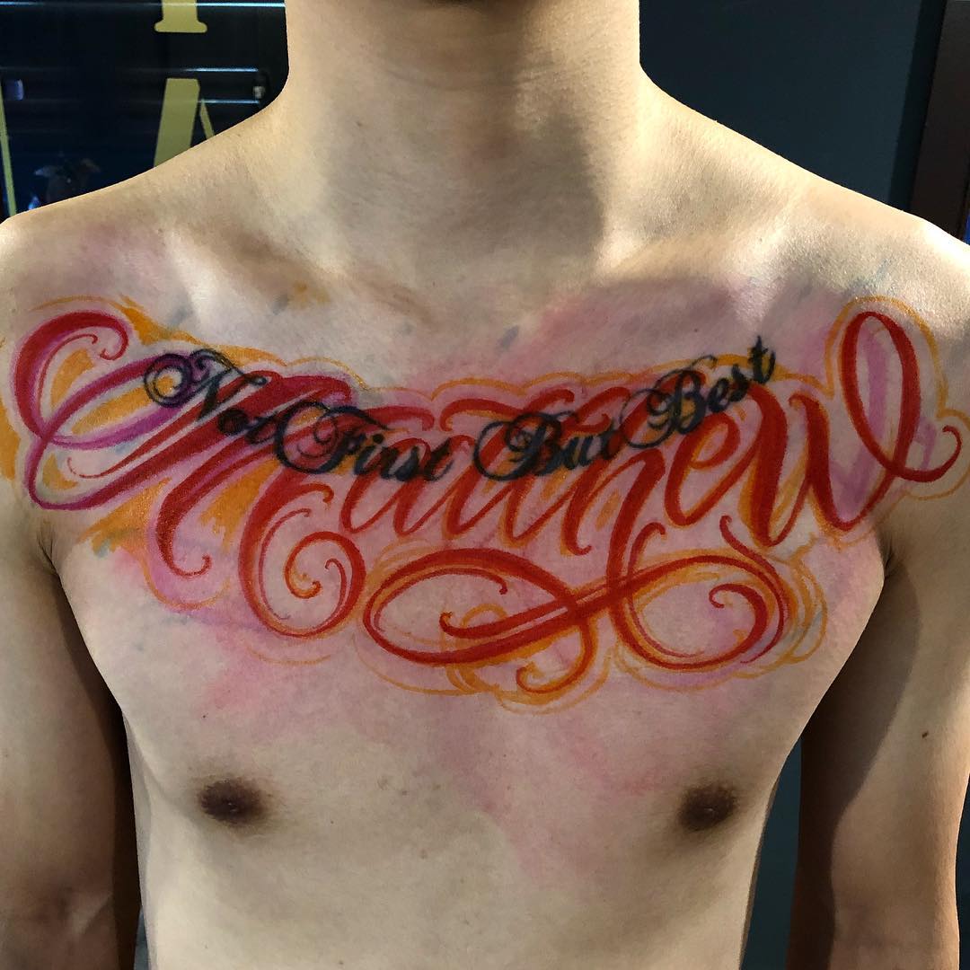 Tattoo lettering cover up prima ph @edgy letters