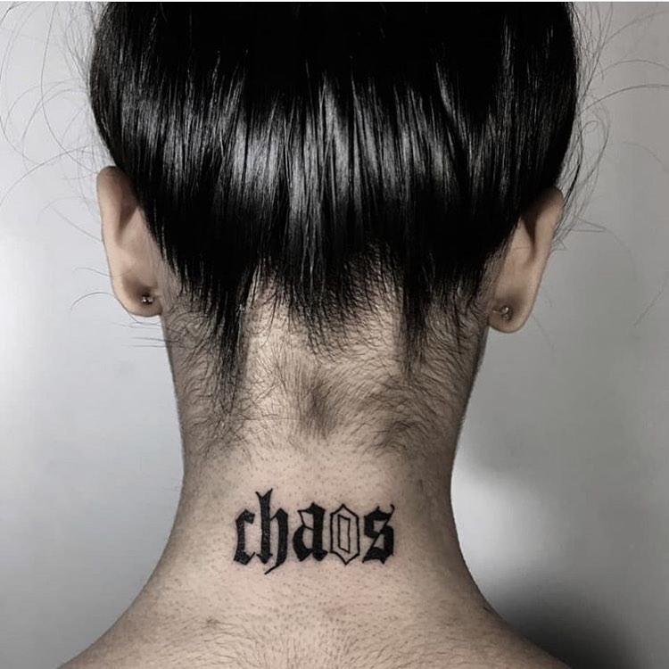 Tattoo lettering ph @cupulatattoostudio