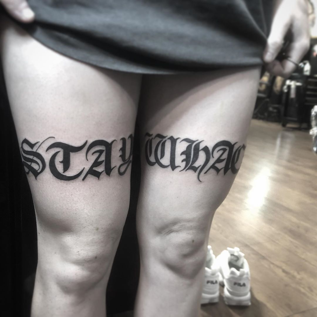 tattoo lettering gotico ph @brookedarlingtattoo